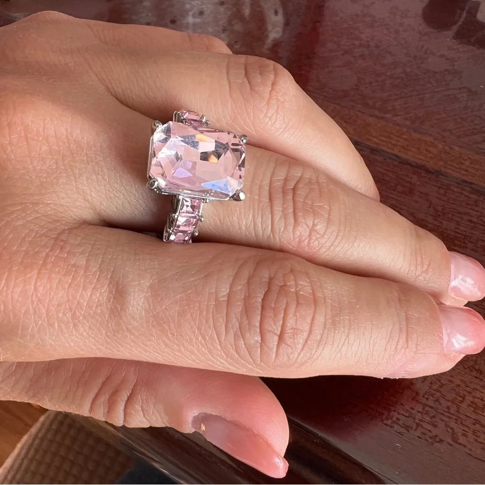 Elegant Pink Gemstone Ring